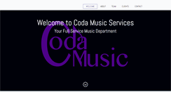 Desktop Screenshot of codamusicservices.com